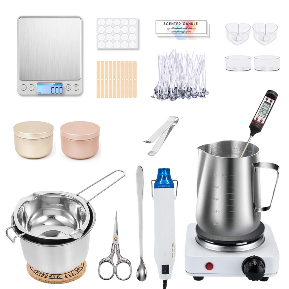 Candle Supplies Kit - مجموعة أدوات حرفية للشموع DIY مع