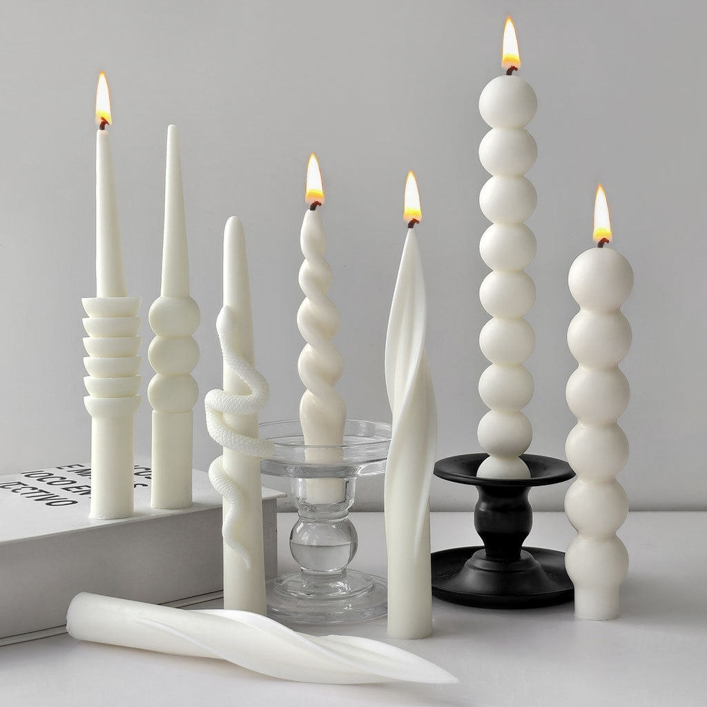 Candle Supplies Shop - قالب شمع قضيب طويل هندسي مصنوع
