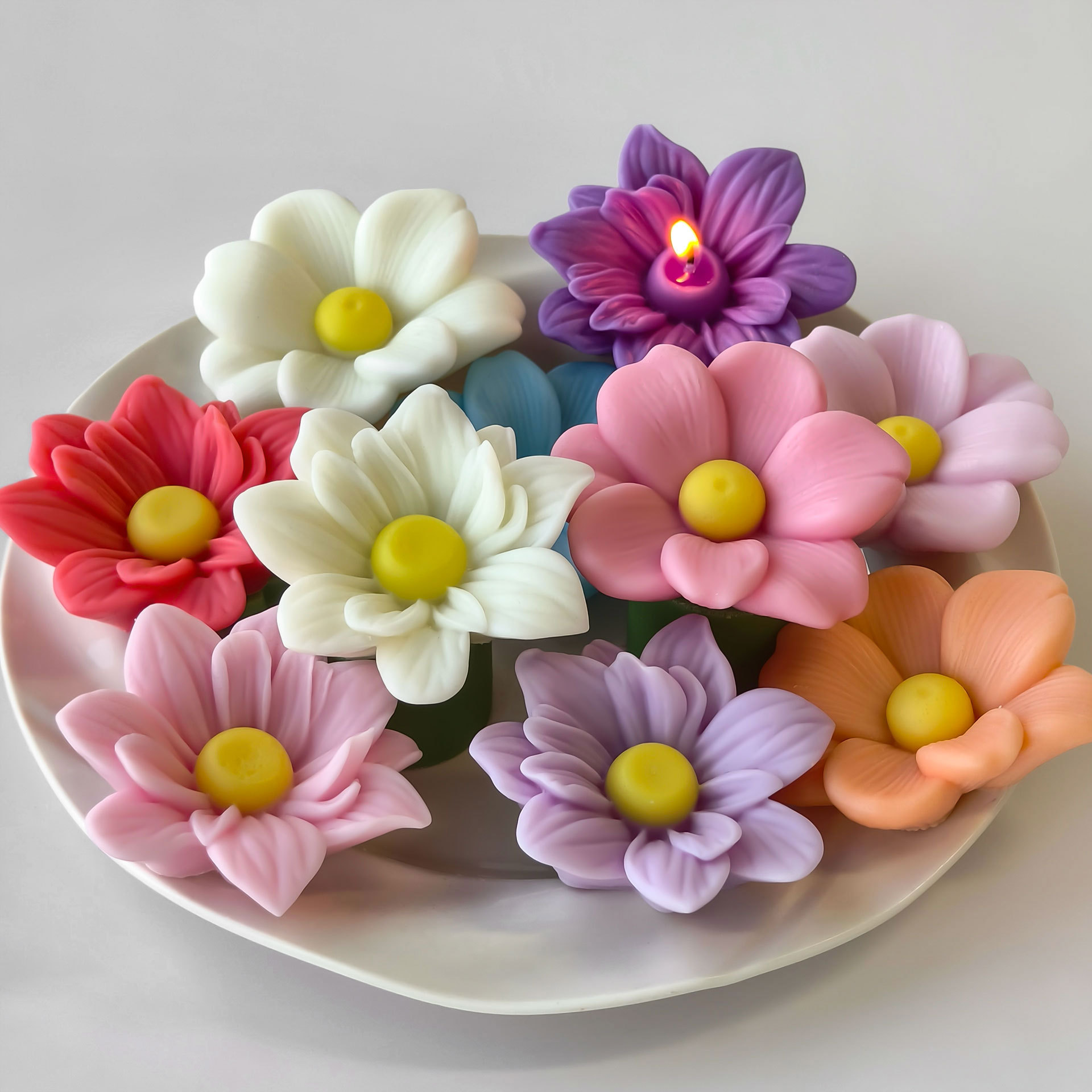 DIY الزهور رائحة شمعة قالب من  - مراجعة Candle Supplies Shop وسعره