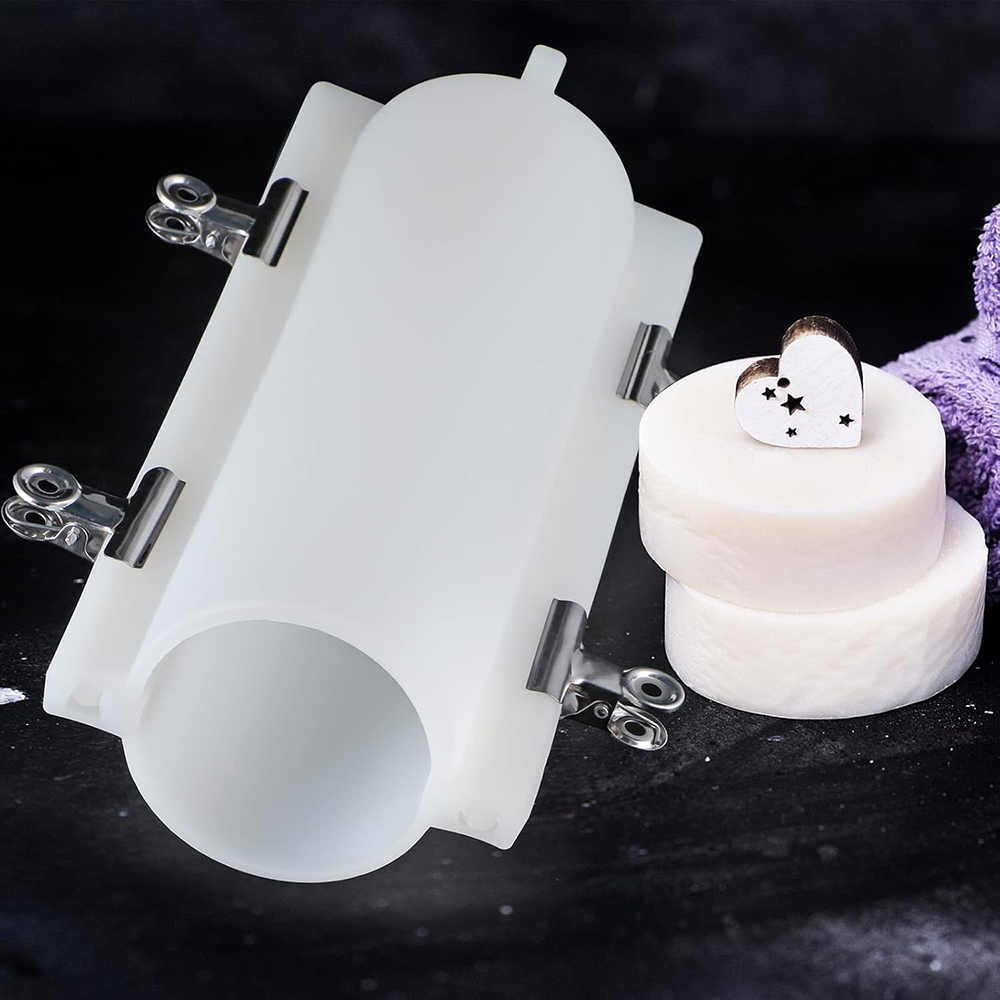 قالب صابون أسطواني كبير مع مشا - مراجعة Candle Supplies Shop وسعره