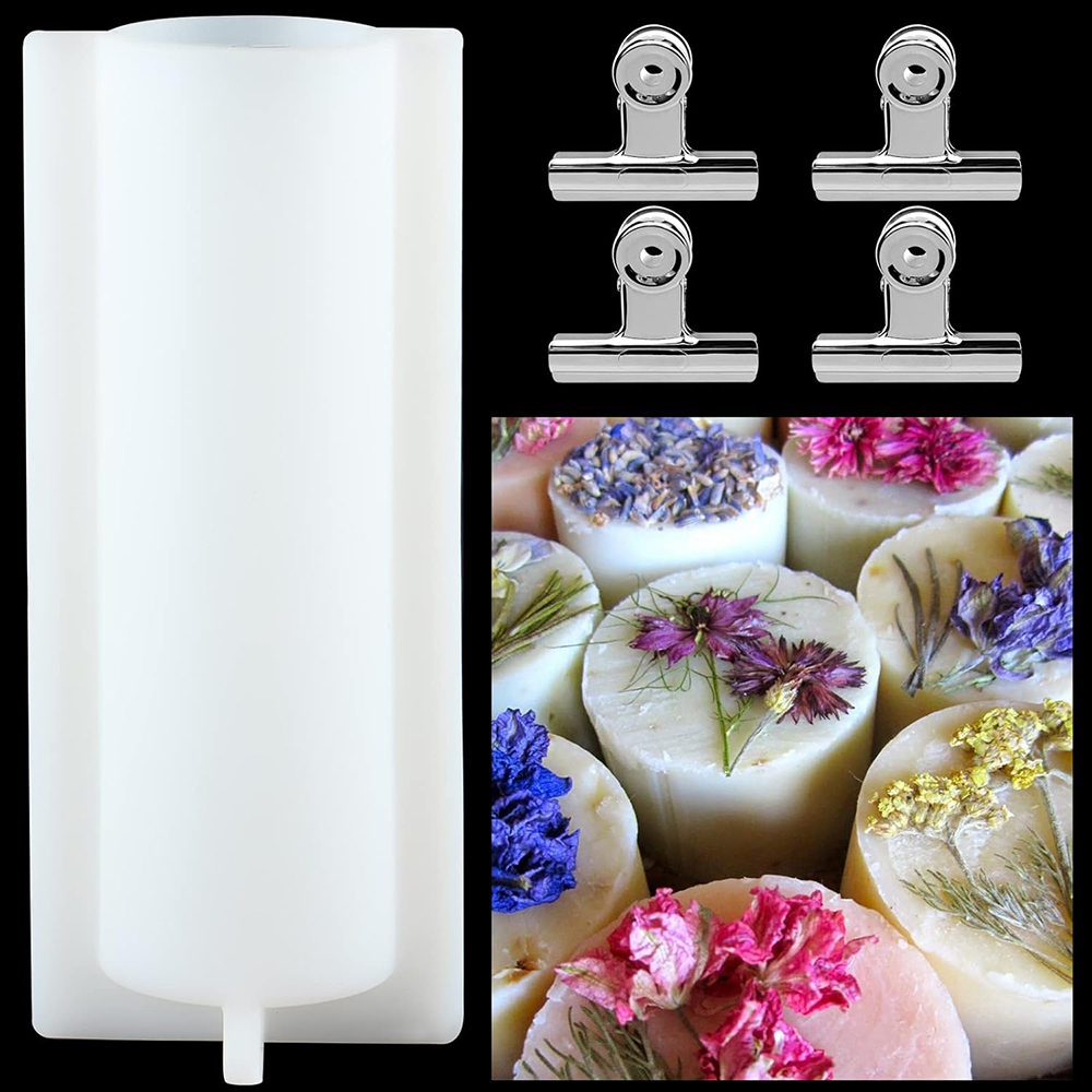 قالب صابون أسطواني كبير مع مشا - مراجعة Candle Supplies Shop وسعره