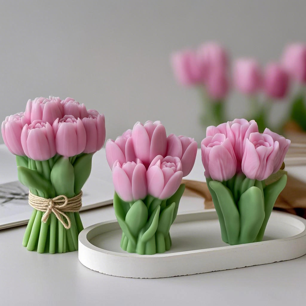 هدية عيد الحب باقة توليب قالب  - مراجعة Candle Supplies Shop وسعره