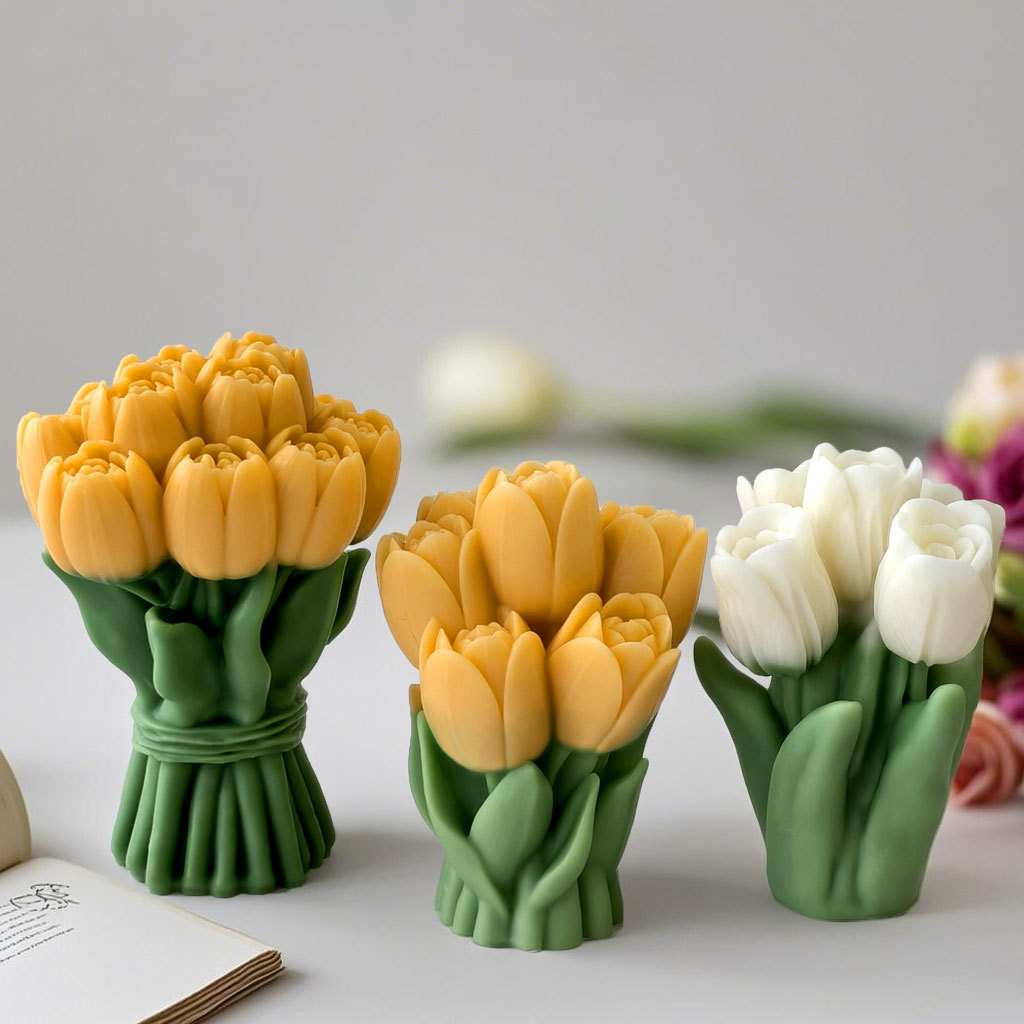 هدية عيد الحب باقة توليب قالب  - مراجعة Candle Supplies Shop وسعره