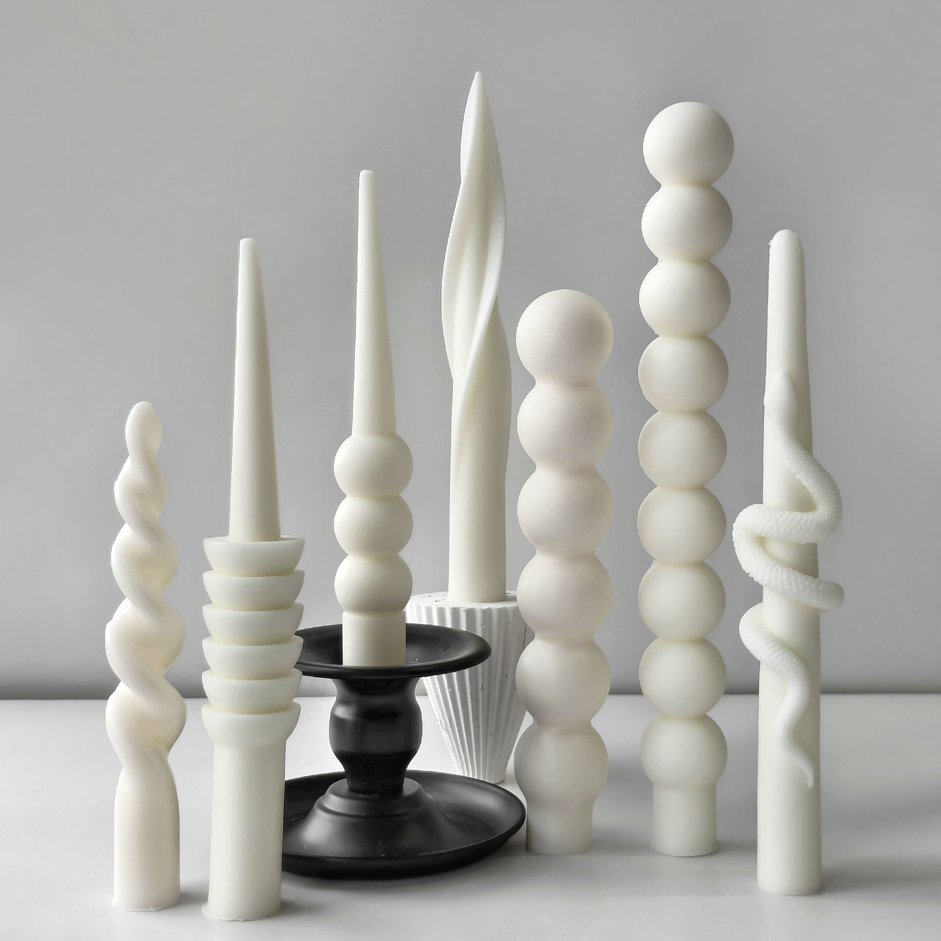 قالب شمع قضيب طويل هندسي مصنوع - مراجعة Candle Supplies Shop وسعره
