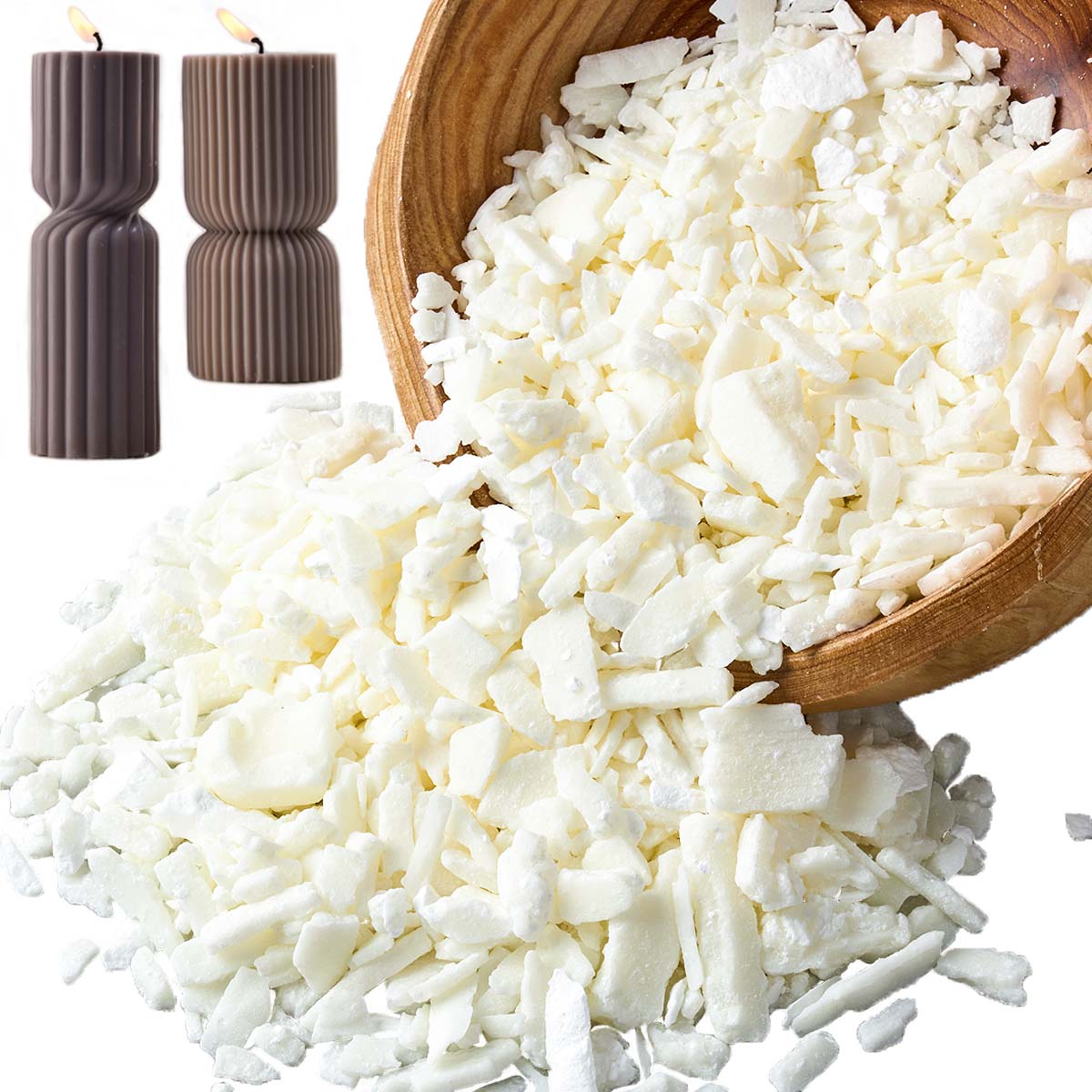 1 جنيه شمع الصويا الأبيض النقي - مراجعة Candle Supplies Shop وسعره