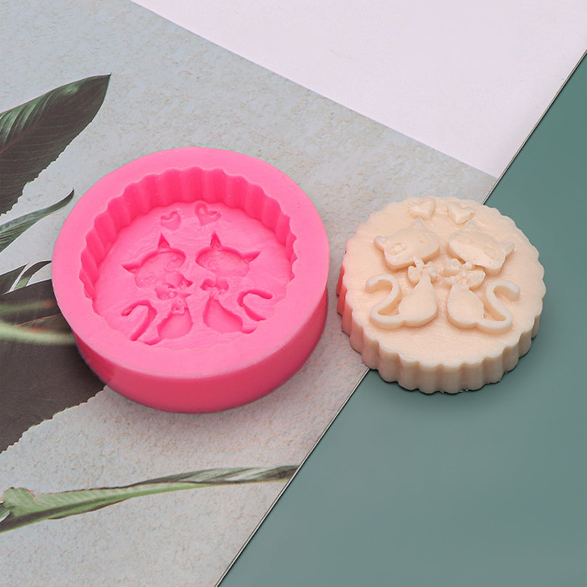 قالب صابون سيليكون على شكل قطة - مراجعة Candle Supplies Tins وسعره