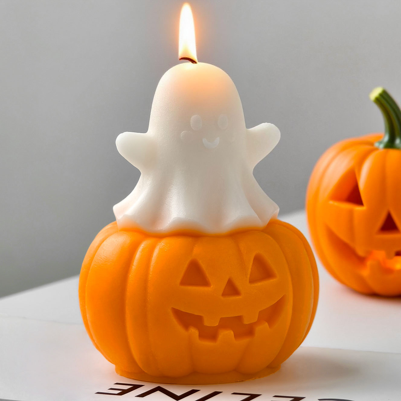 هالوين شبح اليقطين قالب من الس - مراجعة Candle Supplies Shop وسعره