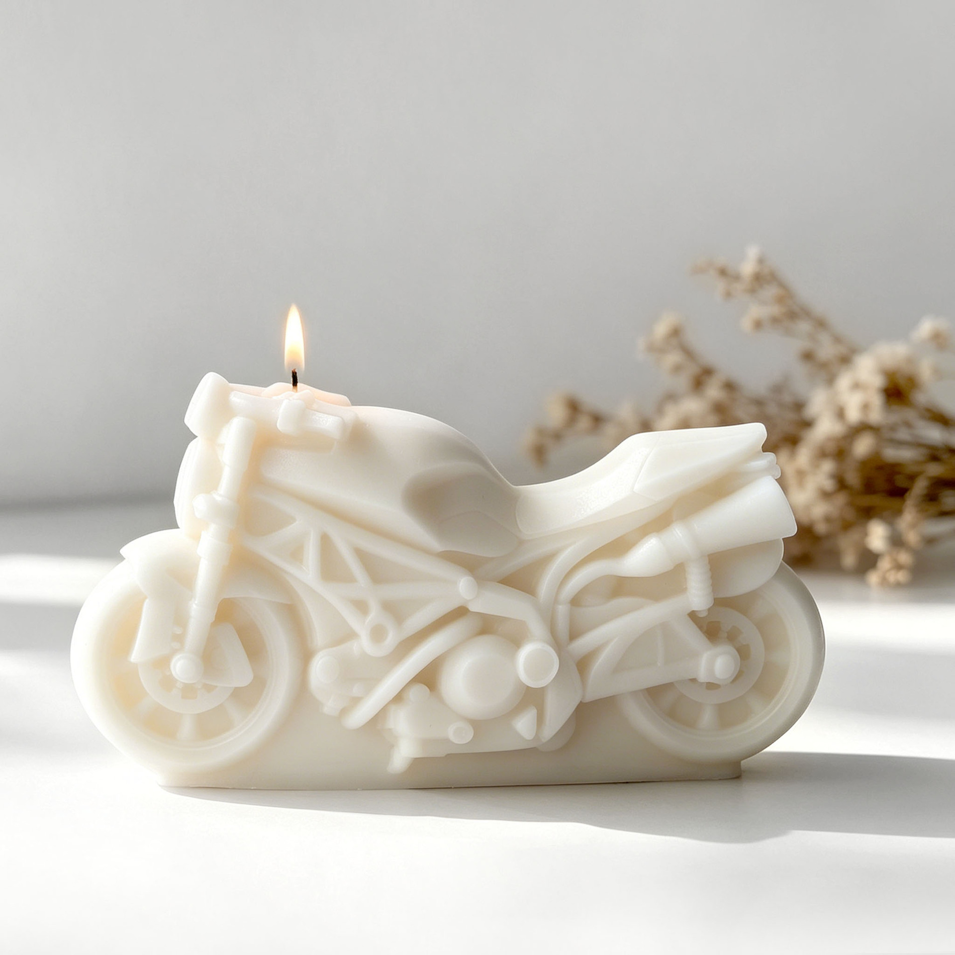 قالب سيليكون بتصميم دراجة ناري - مراجعة Candle Supplies Shop وسعره