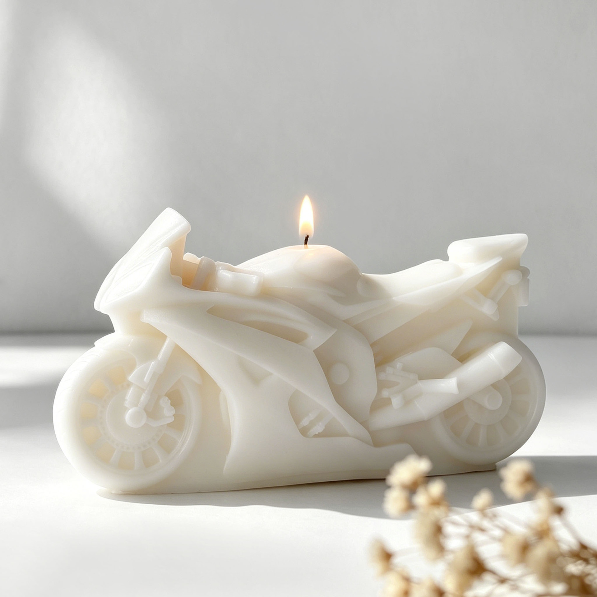 قالب سيليكون بتصميم دراجة ناري - مراجعة Candle Supplies Shop وسعره
