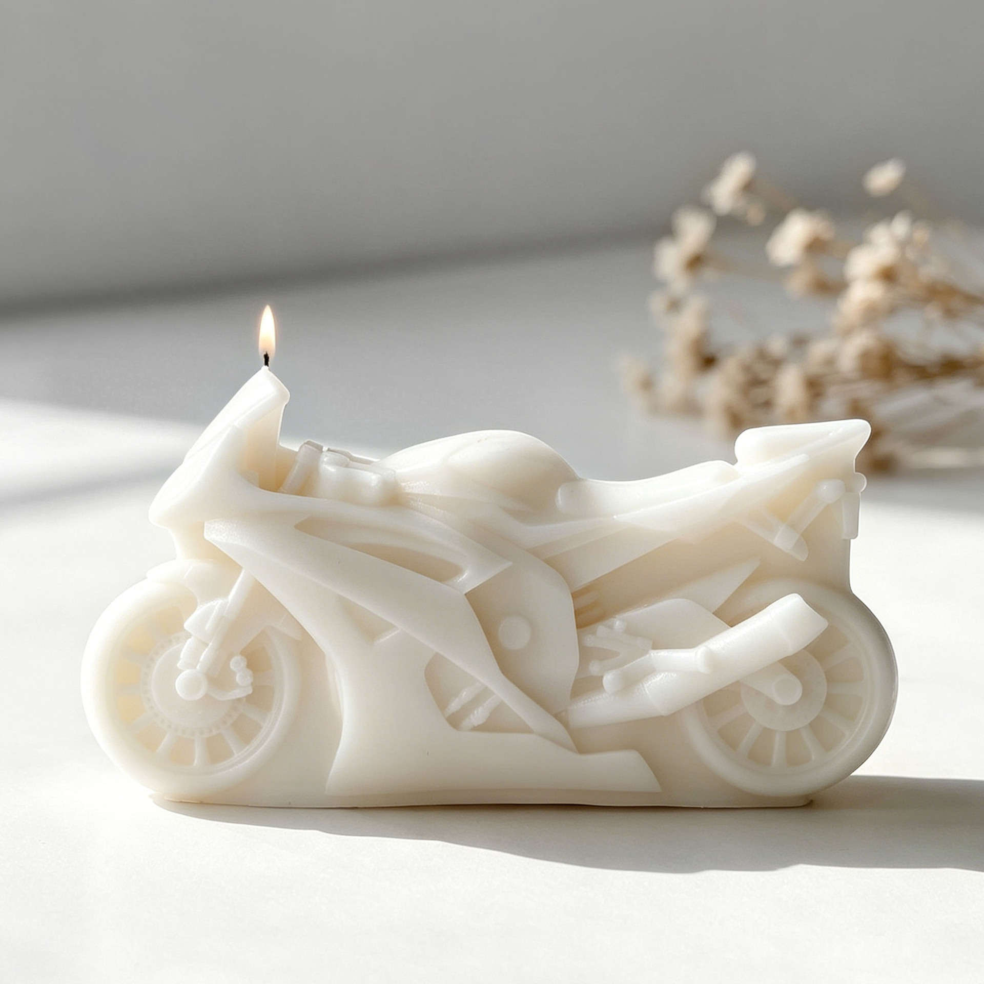 قالب سيليكون بتصميم دراجة ناري - مراجعة Candle Supplies Shop وسعره