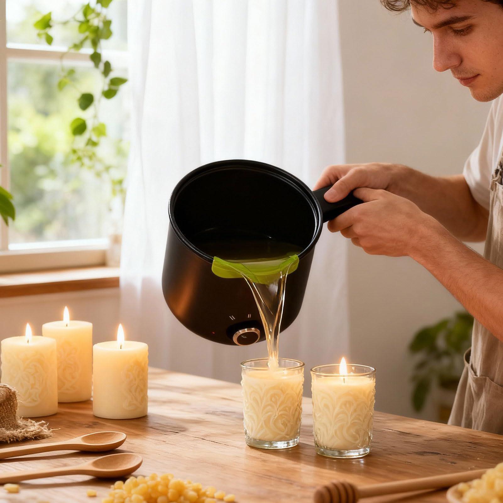 وعاء كهربائي لصهر شمع الشموع س - مراجعة Candle Supplies Tins وسعره