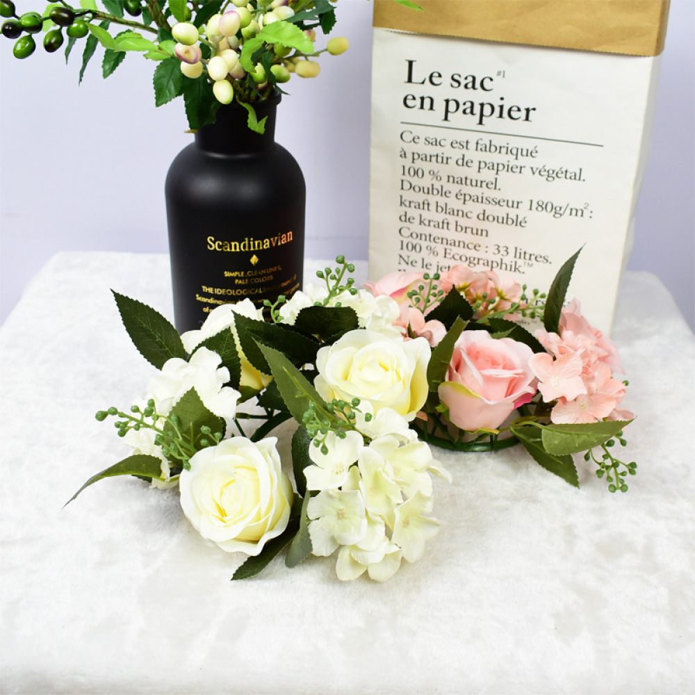 إكليل ورد واقعي للزينة، ديكور  - مراجعة Luxury Candle Supplies Usa وسعره
