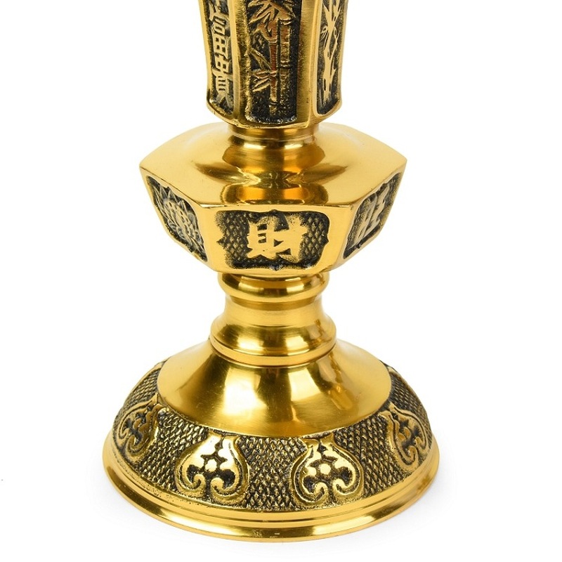 زوج من حاملات الشموع النحاسية  - مراجعة Luxury Candle Supplies Usa وسعره